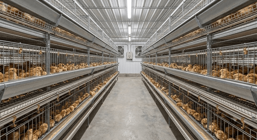 Система клеток ремонтного молодняка родительского стада бройлеров Gartech GE Ultima Breeder Pullet — фото 1